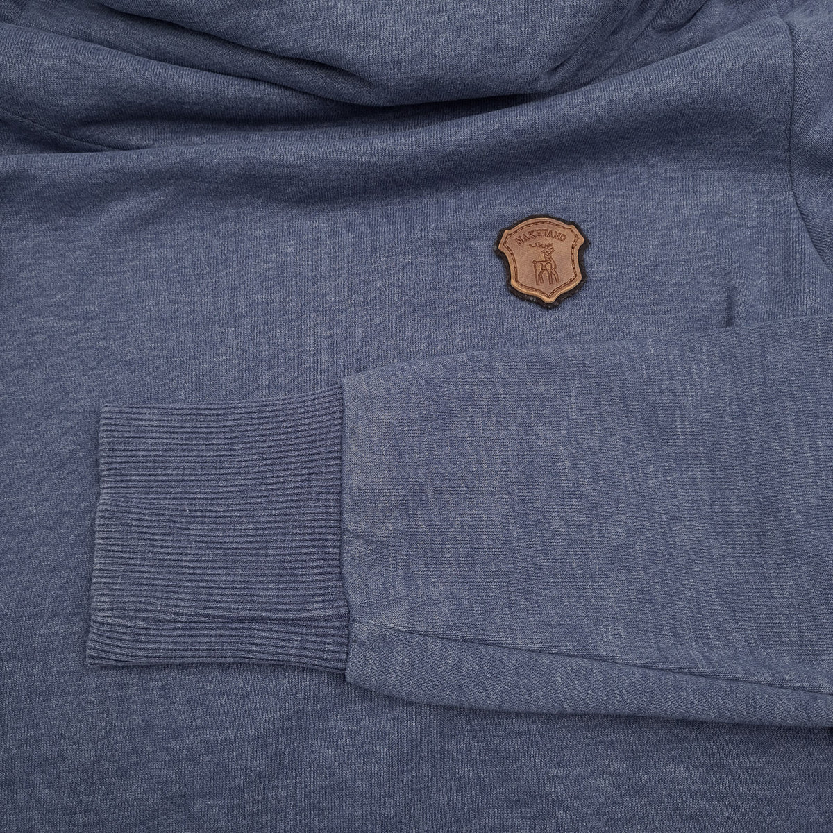 Naketano Pullover Hoodie Cotton Blue Sweatshirt Women Size M, detail view 5, image 7 of 7