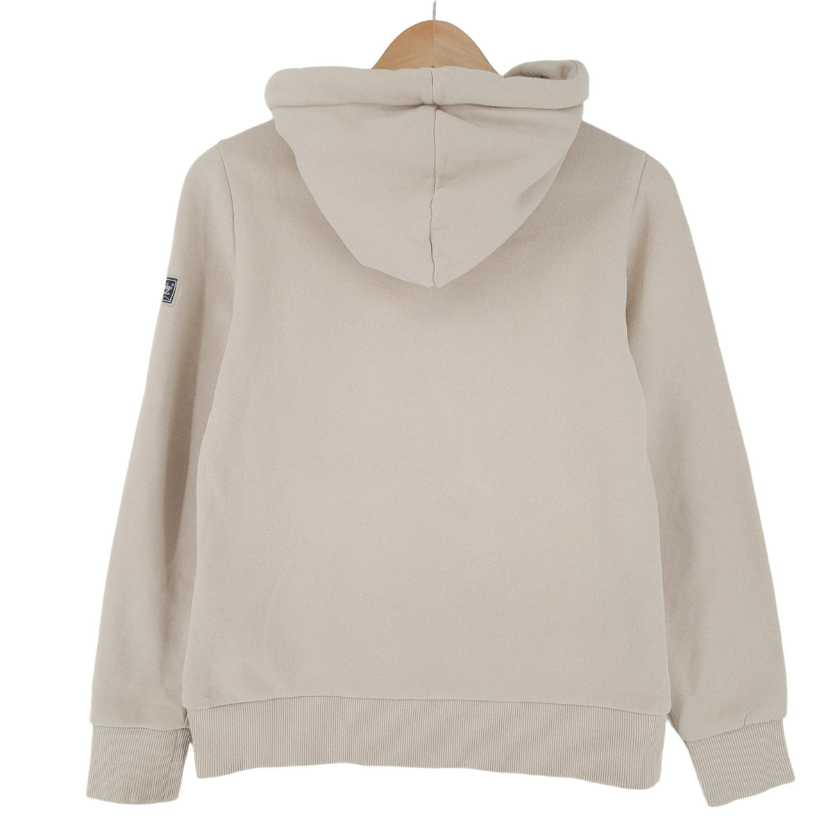 Superdry Vintage Womens Pullover Hoodie Cotton Beige Sweatshirt Size 36, detail view 1, image 3 of 9