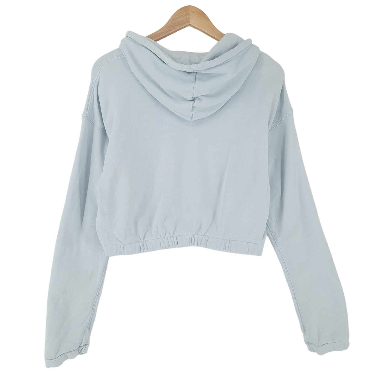 Adidas Vintage Womens Pullover Hoodie Cotton Blue Relaxed Fit Sweatshirt Size 42, detail view 1, image 3 of 8