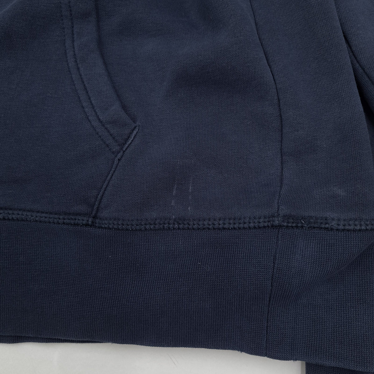 Tommy Hilfiger Vintage Mens Pullover Hoodie Cotton Blue Sweatshirt Size, detail view 6, image 8 of 11
