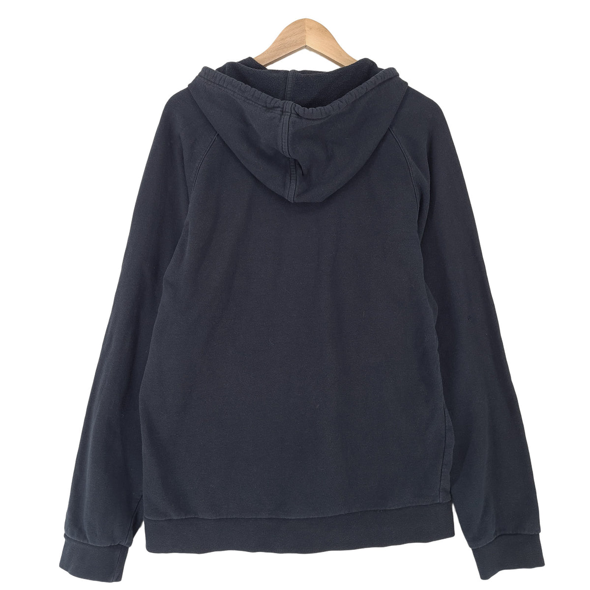 Adidas Vintage Mens Pullover Hoodie Cotton Black Sweatshirt Size, detail view 1, image 3 of 9