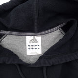 Adidas Vintage Mens Pullover Hoodie Cotton Black Sweatshirt Size, detail view 2, image 4 of 9