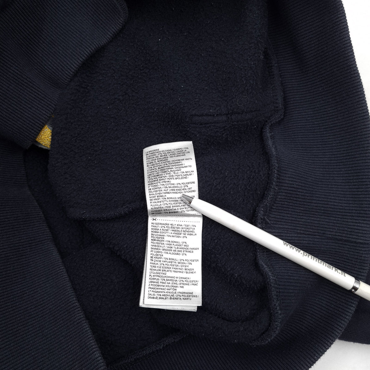 Superdry Vintage Womens Pullover Hoodie Cotton Blue Sweatshirt Size 40, detail view 6, image 8 of 9