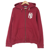 Tommy Hilfiger Vintage Full Zip Hoodie Cotton Red Sweatshirt Men Size M, front view, image 1 of 7