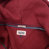 Tommy Hilfiger Vintage Full Zip Hoodie Cotton Red Sweatshirt Men Size M, detail view 2, image 4 of 7
