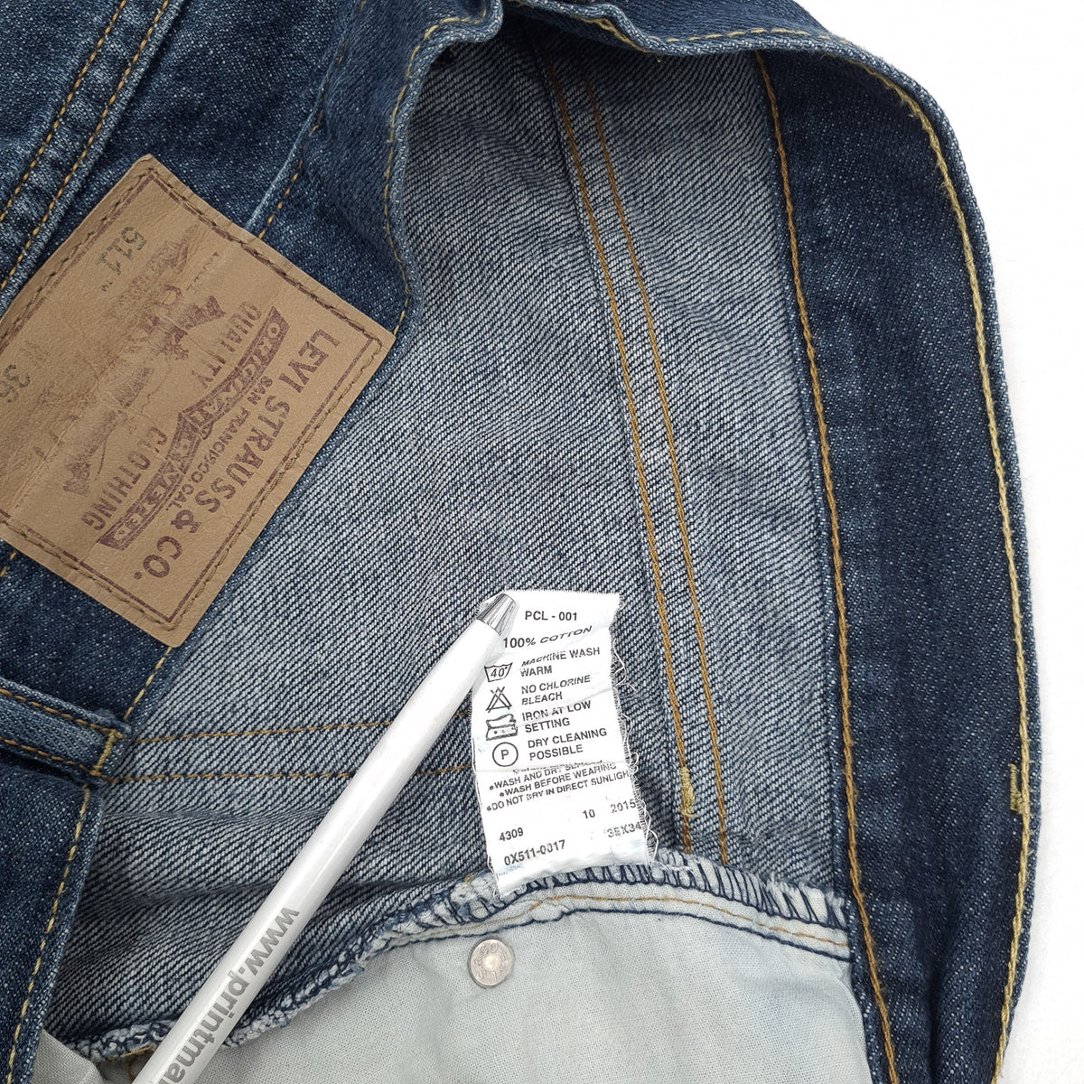 Levi's Jeans 511 Men Slim Straight Size W36 L34, detail view 5, image 7 of 7