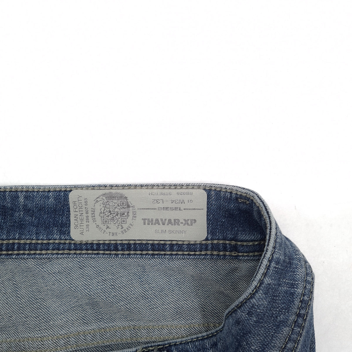Diesel Jeans Thavar-Xp Men Stretch Slim Skinny Size W34 L32, detail view 3, image 5 of 8