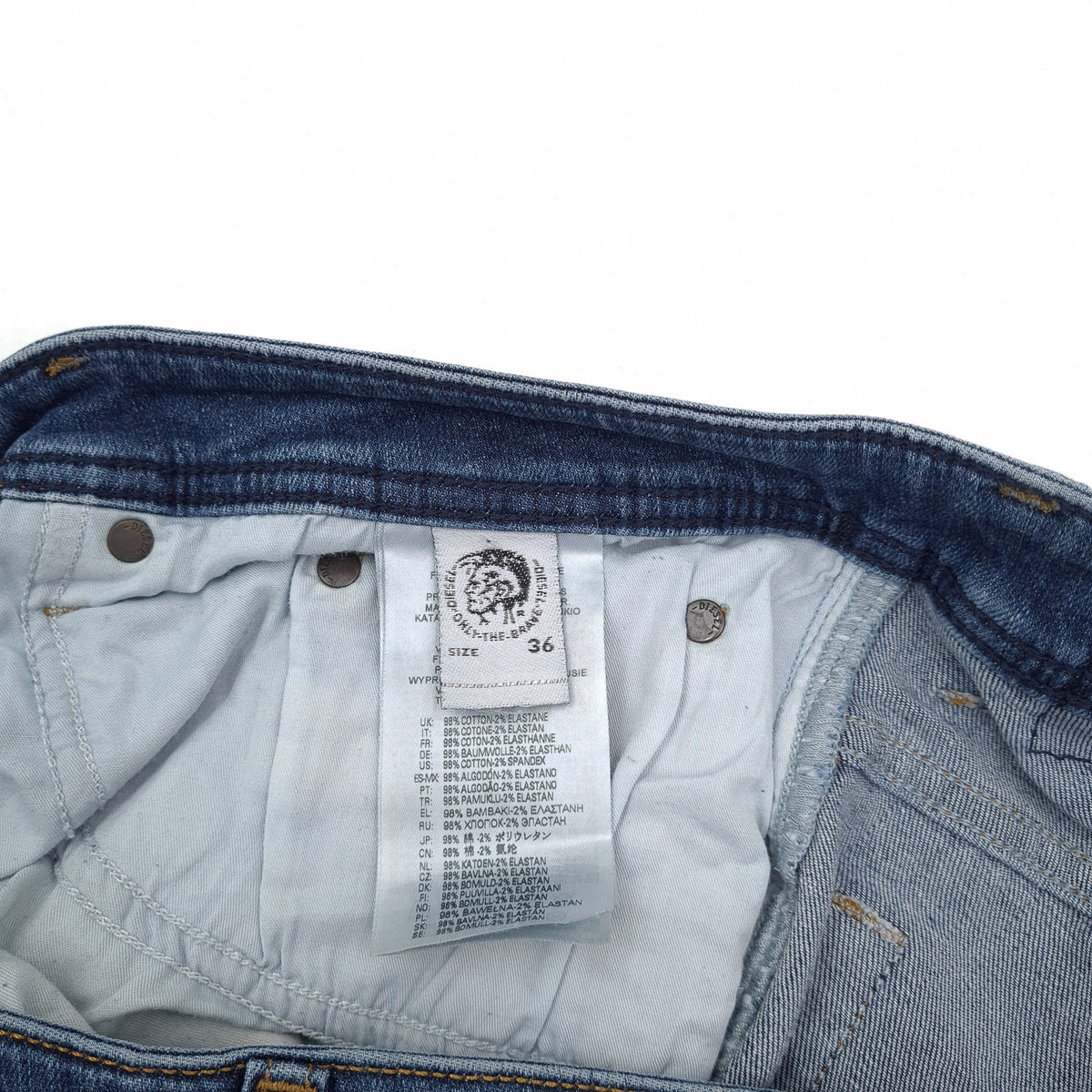 Diesel Jeans Thavar-Xp Men Stretch Slim Skinny Size W36 L32, detail view 5, image 7 of 8