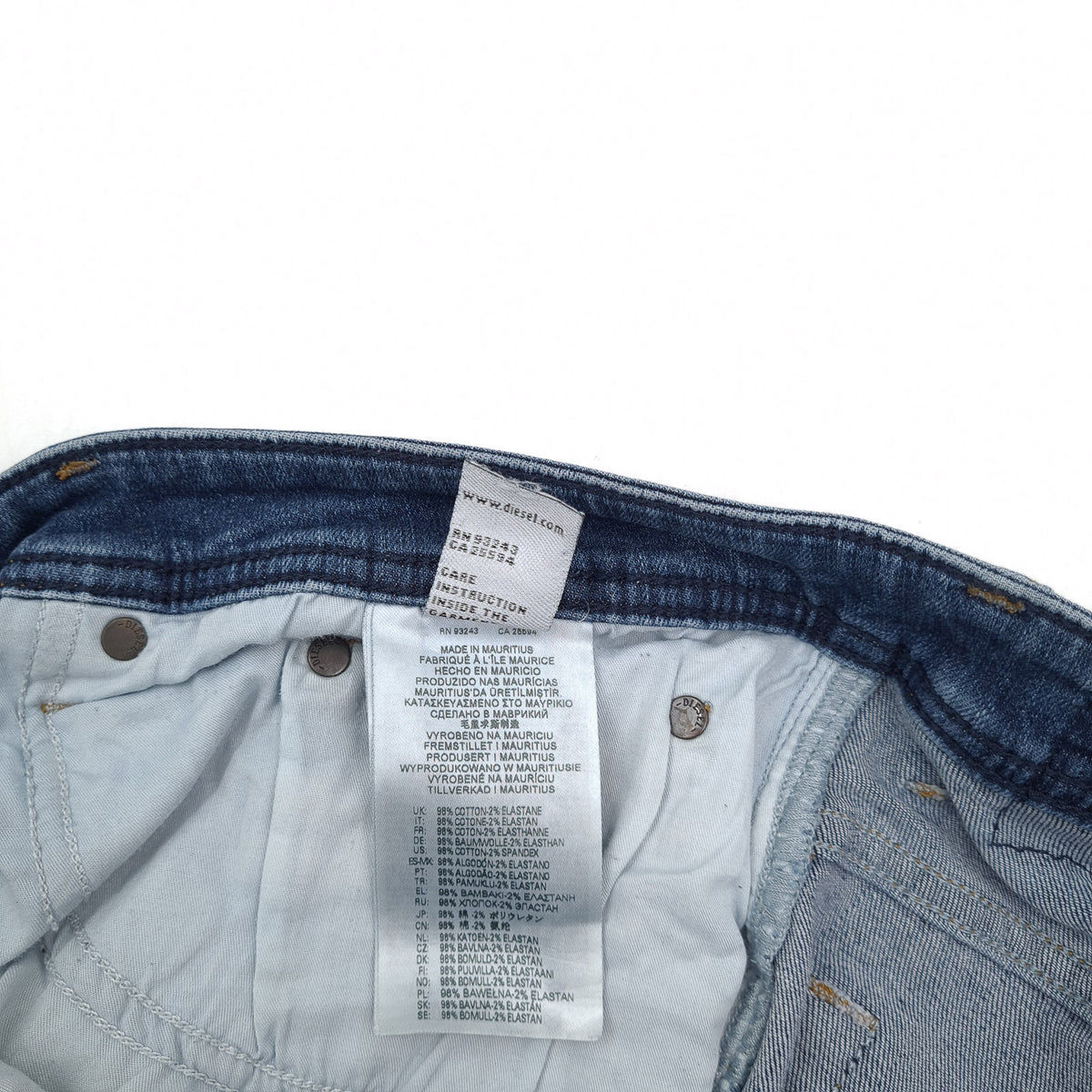 Diesel Jeans Thavar-Xp Men Stretch Slim Skinny Size W36 L32, detail view 6, image 8 of 8