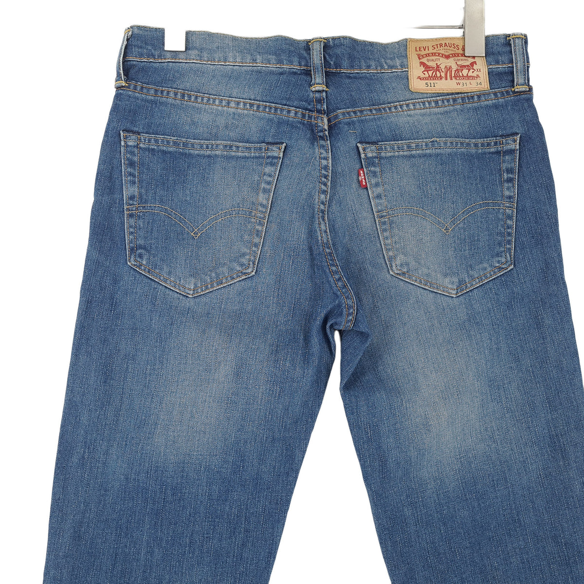 Vintage Levi's Jeans 511 Men Stretch Slim Straight Size W31 L34, detail view 1, image 3 of 10