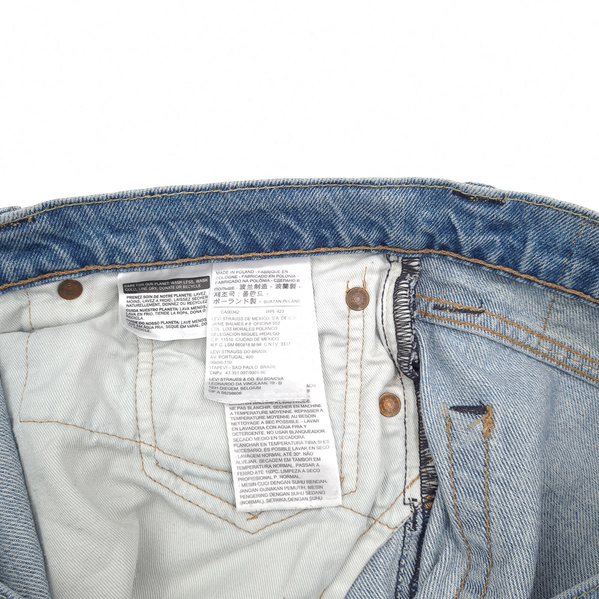 Vintage Levi's Jeans 511 Men Stretch Slim Straight Size W34 L34, detail view 5, image 7 of 11