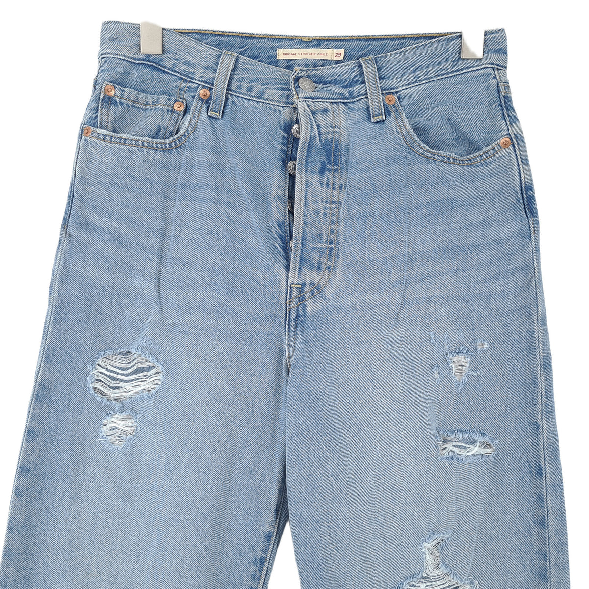 Levi's Jeans Ribcage Straight Ankle Women Regular Size W29 L29, back view, image 2 of 7