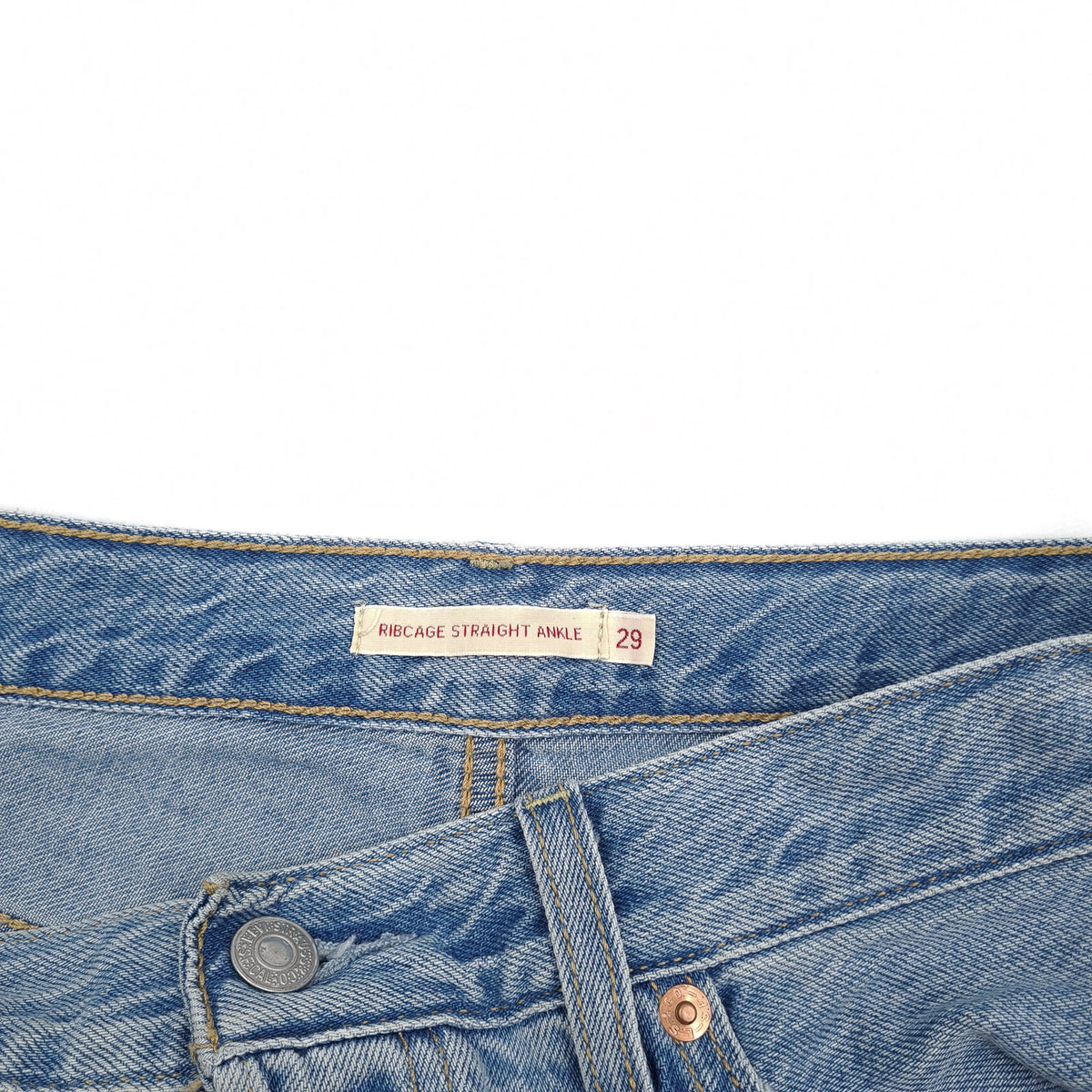 Levi's Jeans Ribcage Straight Ankle Women Regular Size W29 L29, detail view 4, image 6 of 7