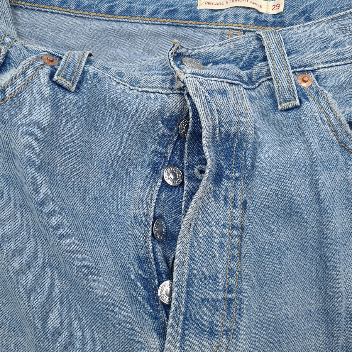 Levi's Jeans Ribcage Straight Ankle Women Regular Size W29 L29, detail view 5, image 7 of 7