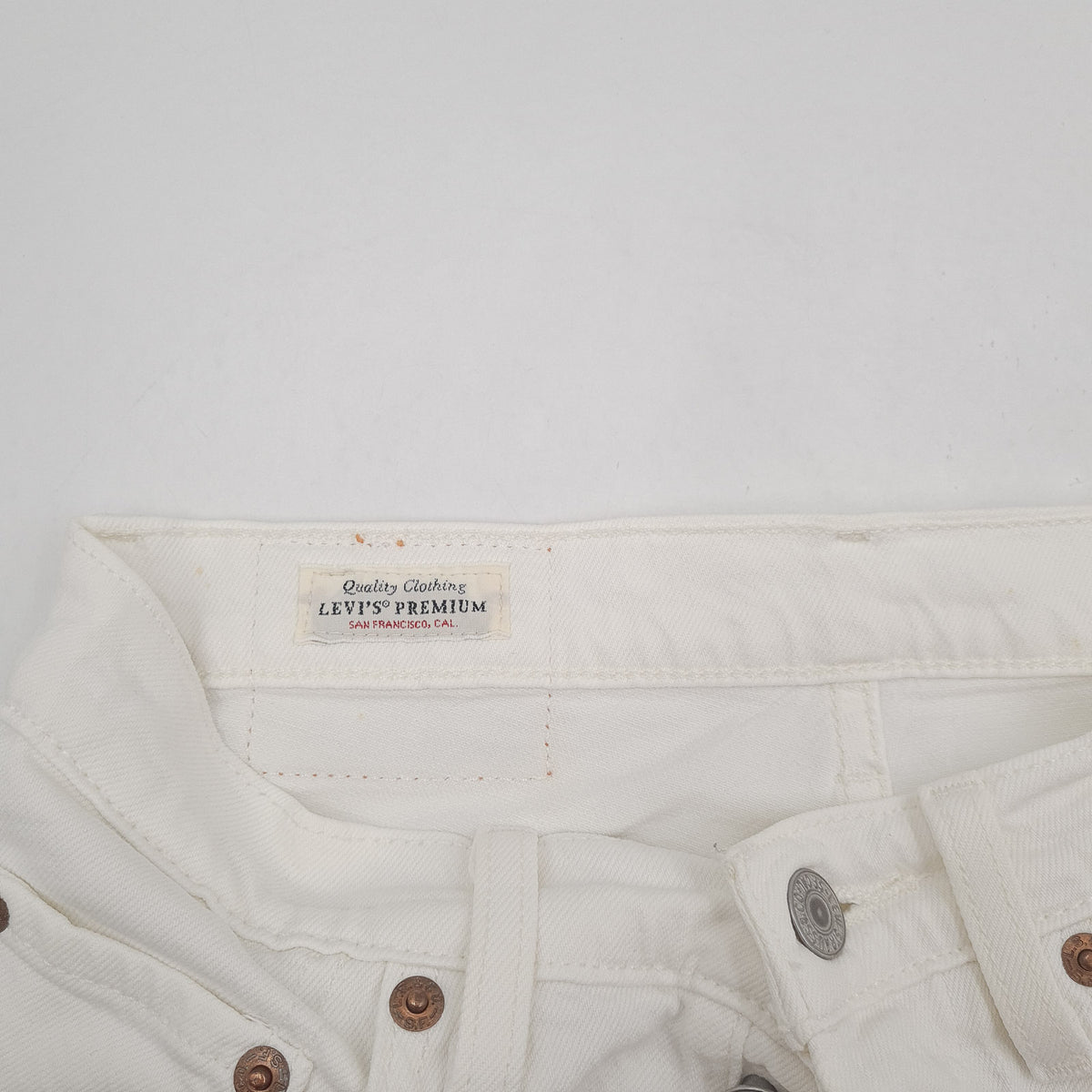 Vintage Levi's Jeans 501 Women Stretch Regular Straight Size W25 L30, detail view 3, image 5 of 10