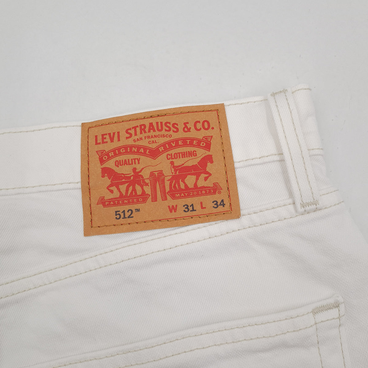 Vintage Levi's Jeans 512 Men Stretch Slim Tapered Size W31 L34, detail view 1, image 3 of 9