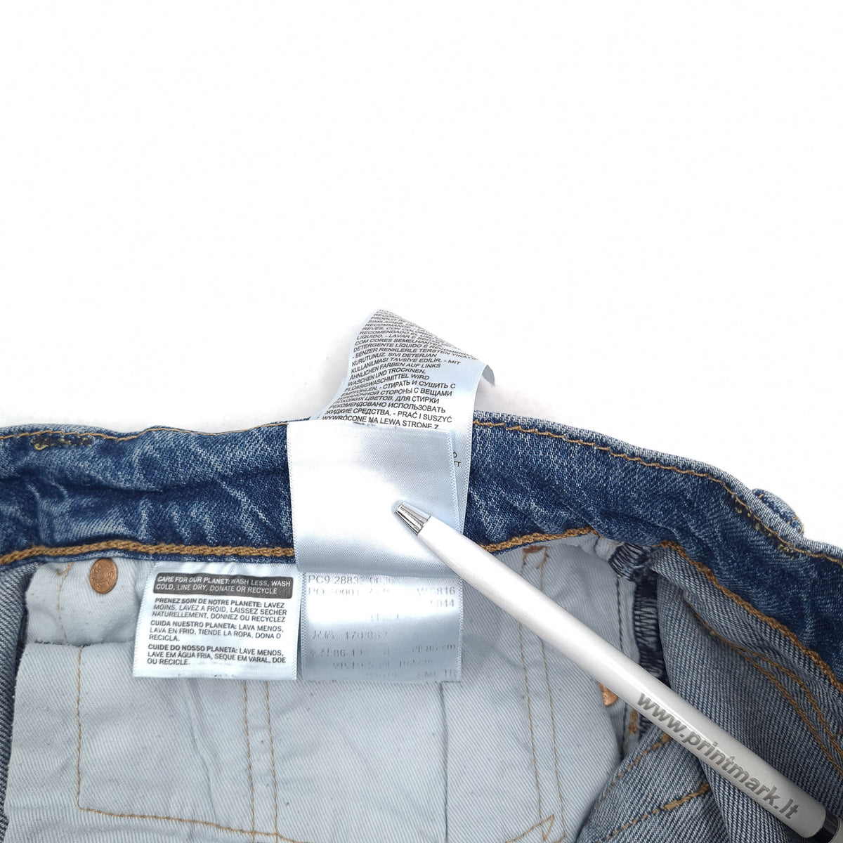 Vintage Levi's Jeans 512 Men Stretch Slim Tapered Size W34 L30, detail view 7, image 9 of 10