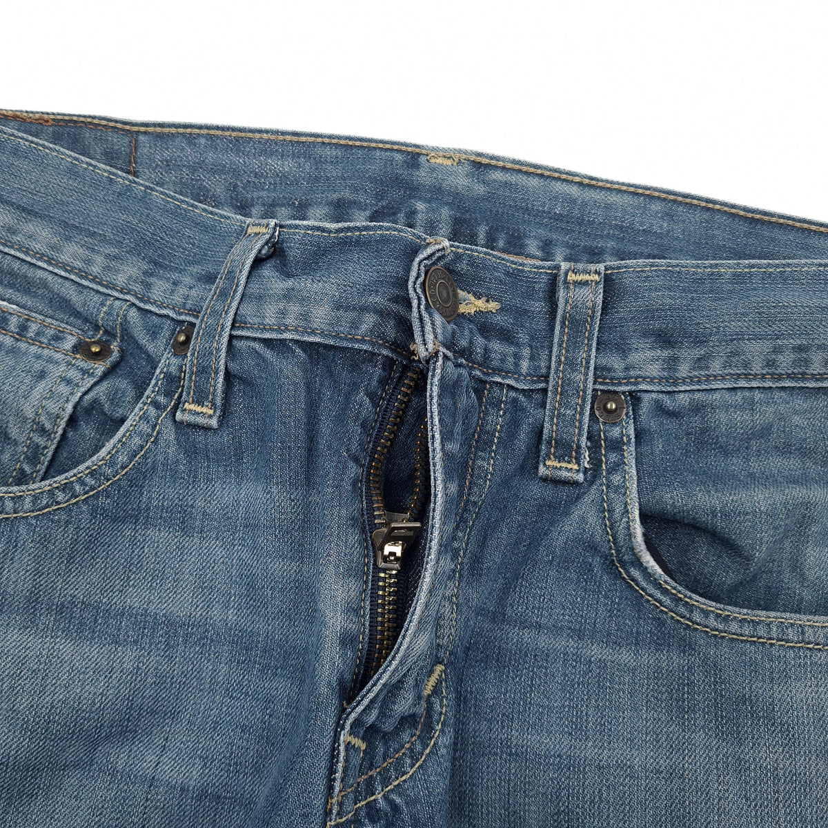 Vintage Levi's Jeans 507 Slim Boot Men Bootcut Size W31 L34, detail view 3, image 5 of 7