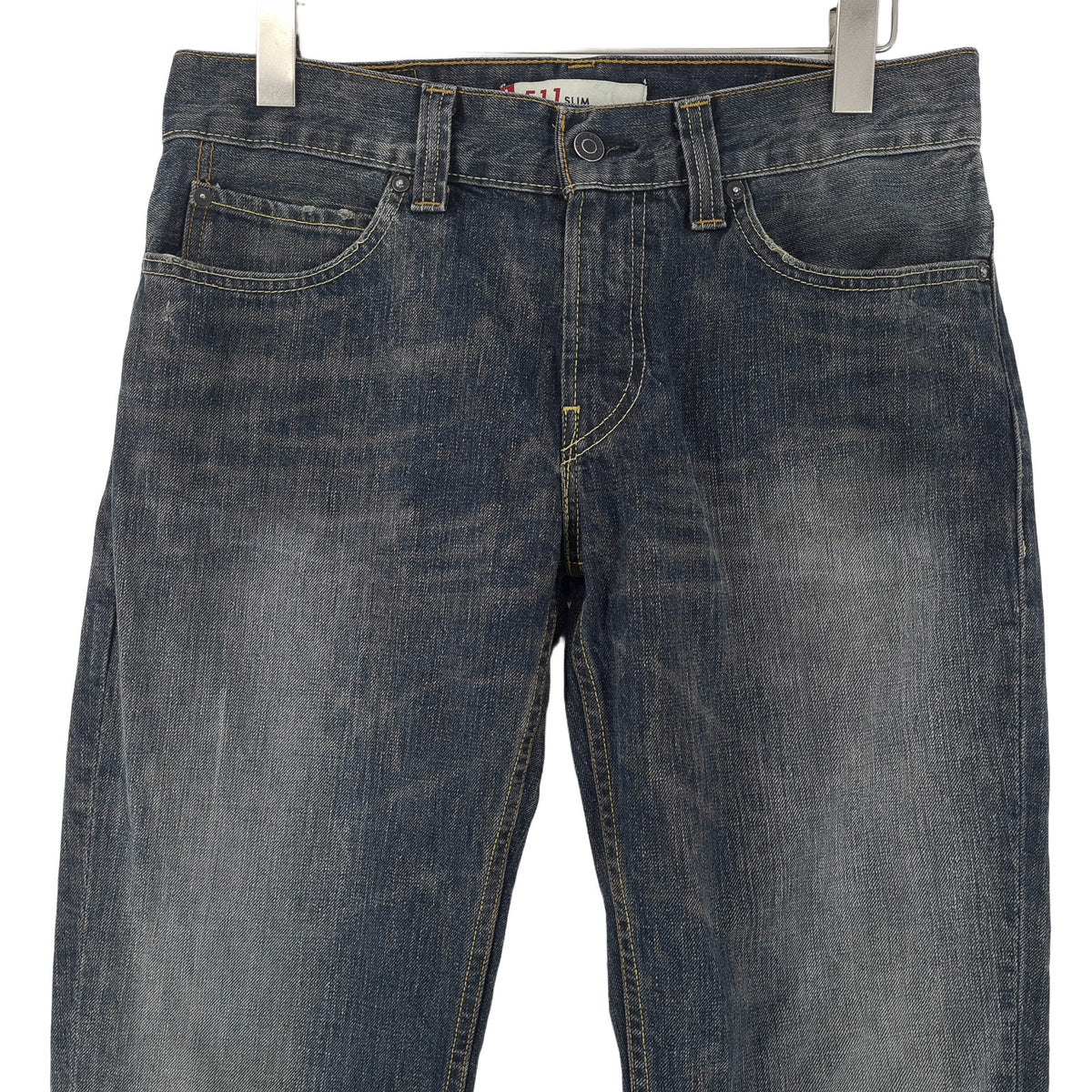Vintage Levi's Jeans 511 Slim Men Straight Size W34 L32, back view, image 2 of 8