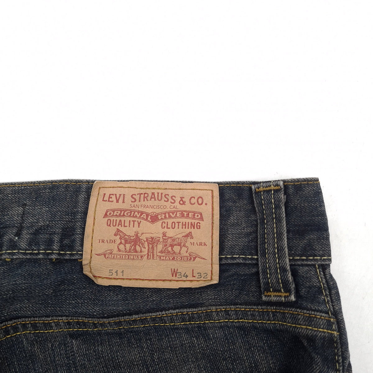 Vintage Levi's Jeans 511 Slim Men Straight Size W34 L32, detail view 3, image 5 of 8