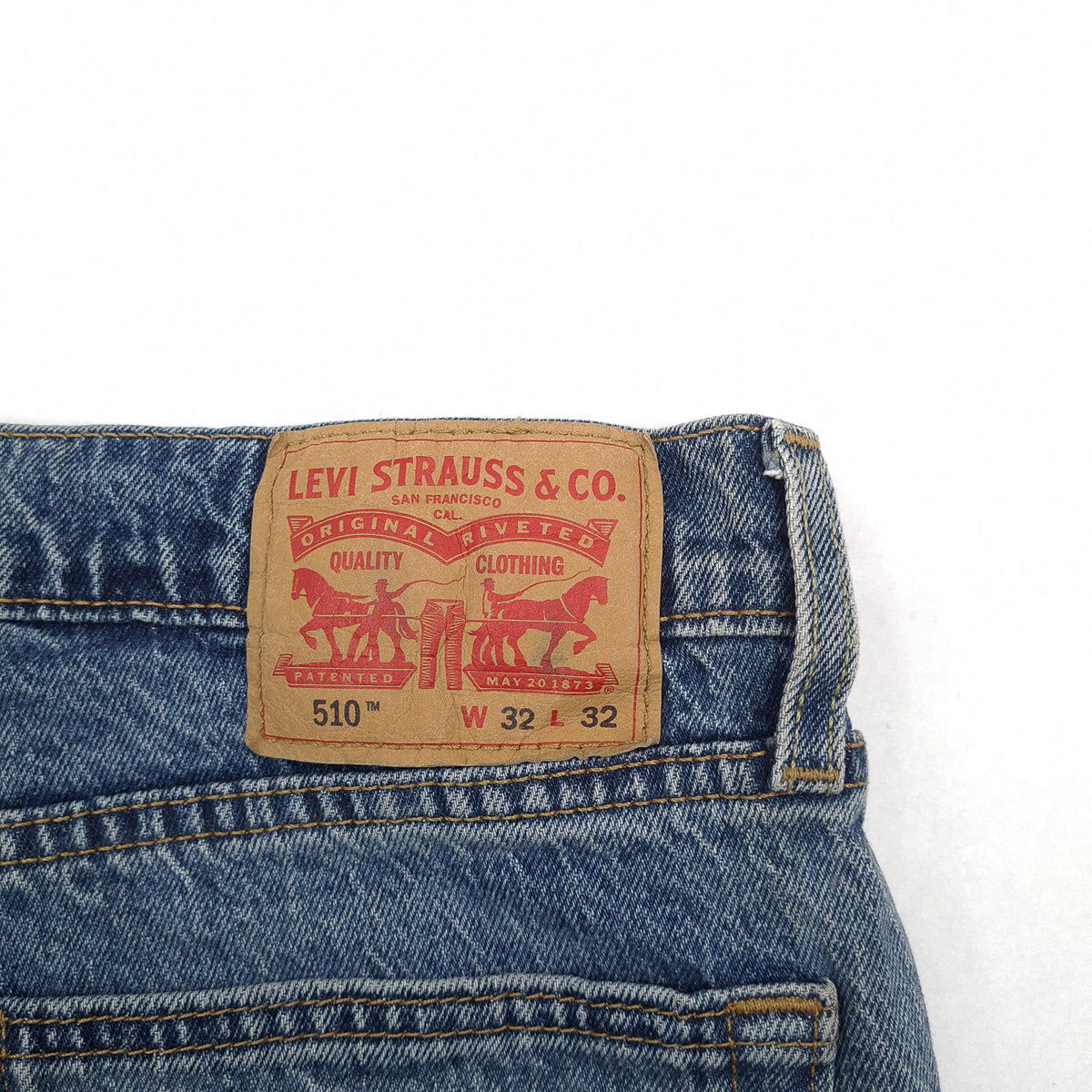 Vintage Levi's Jeans 510 Men Stretch Slim Skinny Size W32 L32, detail view 3, image 5 of 10