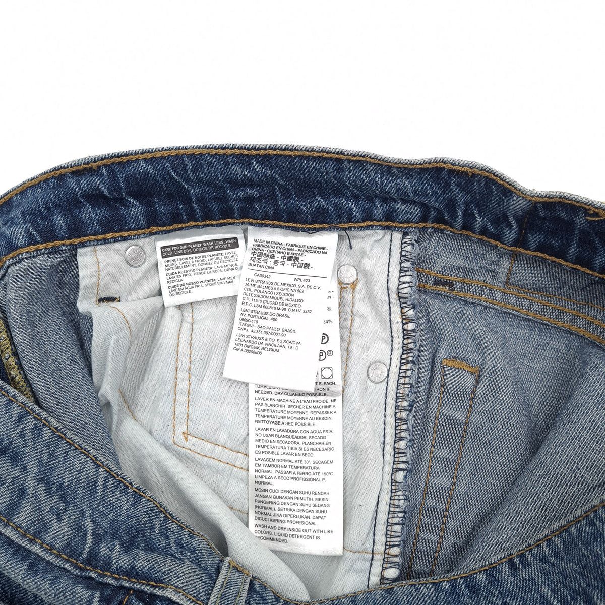 Vintage Levi's Jeans 510 Men Stretch Slim Skinny Size W32 L32, detail view 5, image 7 of 10