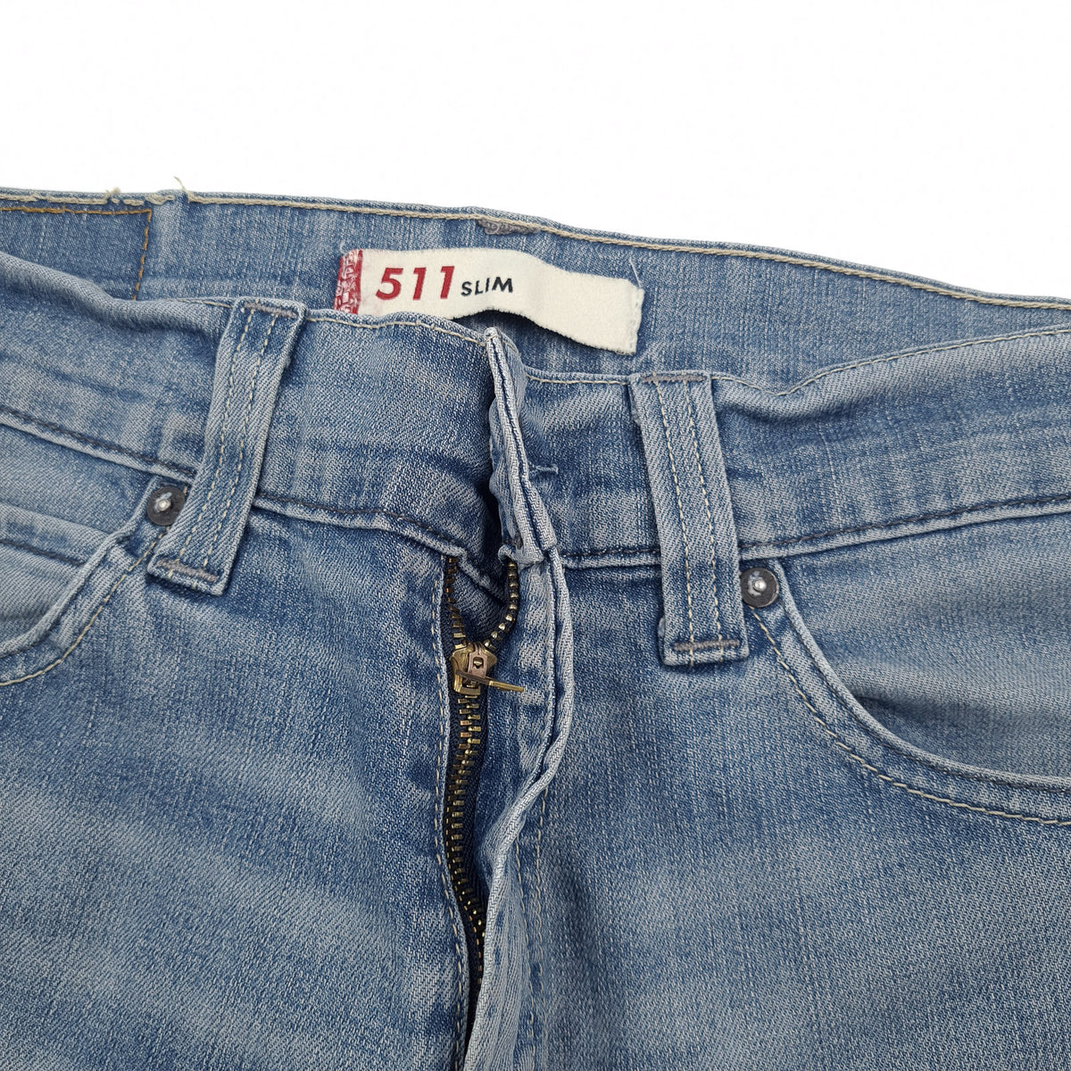 Vintage Levi's Jeans 511 Slim Men Stretch Straight Size W34 L32, detail view 5, image 7 of 9