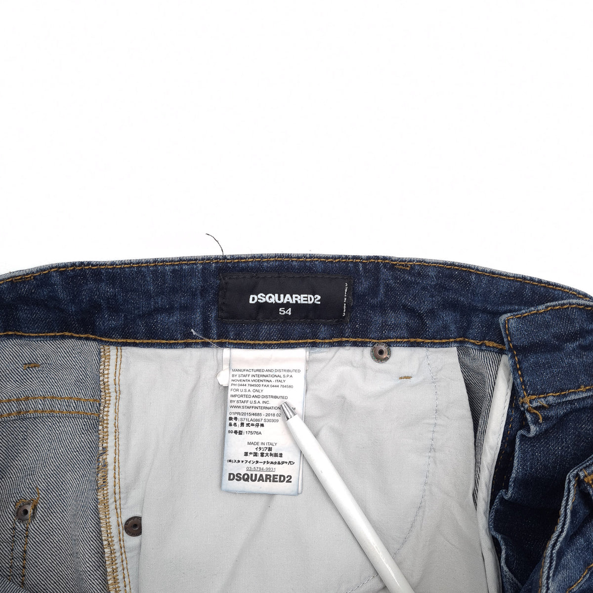 Dsquared2 Jeans Men Regular Straight Size W36 L32, detail view 4, image 6 of 7