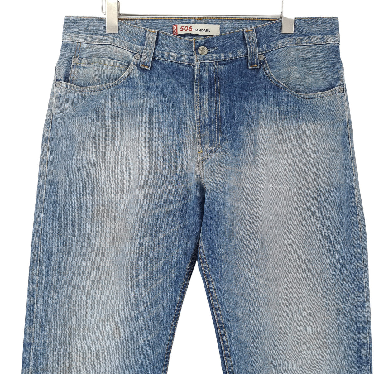 Vintage Levi's Jeans 506 Standard Men Regular Straight Size W36 L36, back view, image 2 of 11