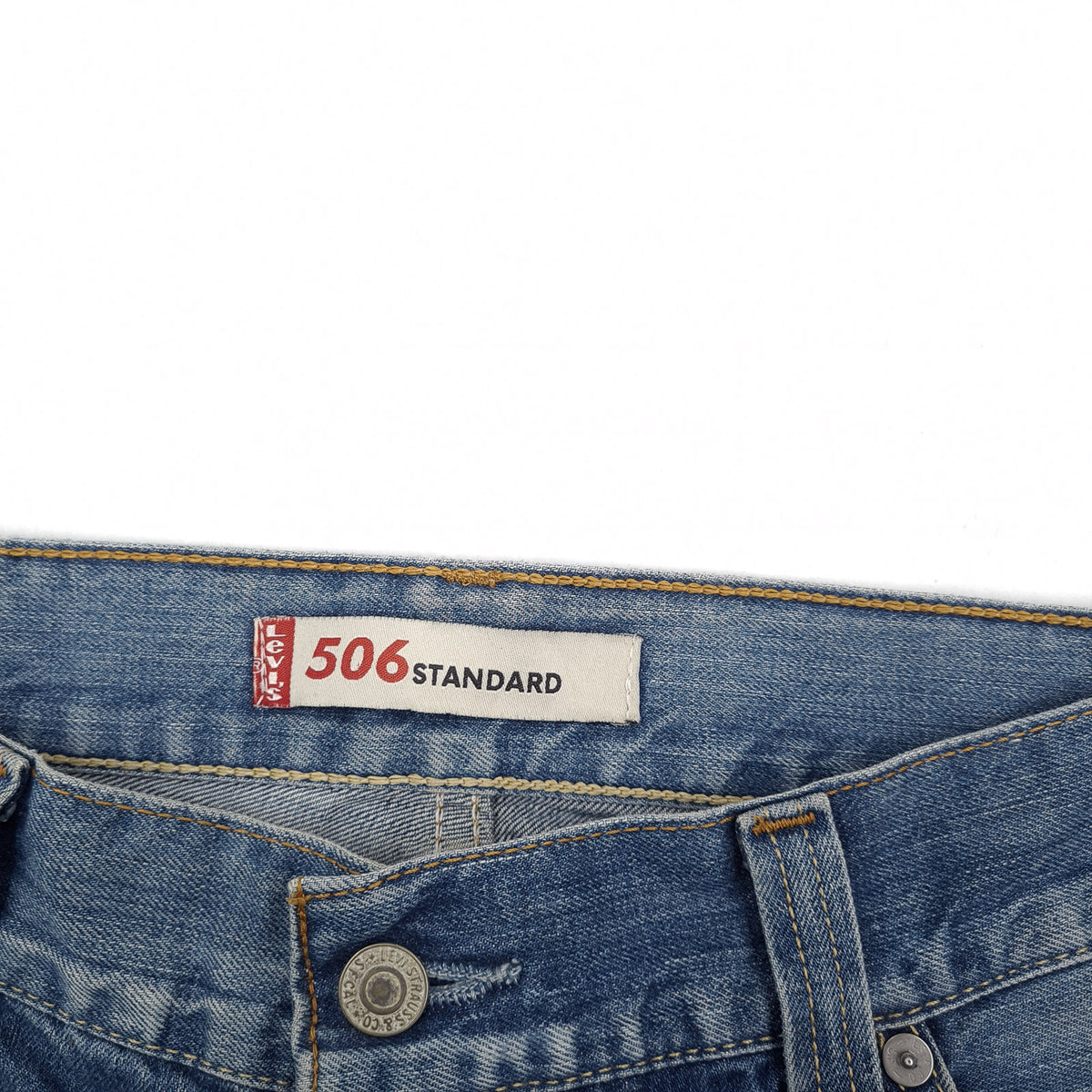 Vintage Levi's Jeans 506 Standard Men Regular Straight Size W36 L36, detail view 4, image 6 of 11