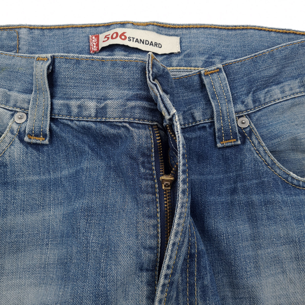 Vintage Levi's Jeans 506 Standard Men Regular Straight Size W36 L36, detail view 5, image 7 of 11