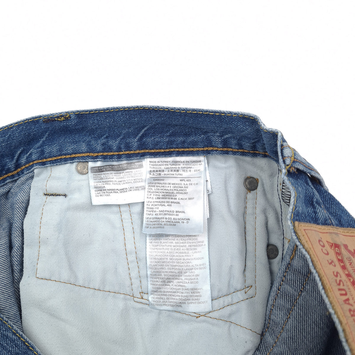 Vintage Levi's Jeans 504 Men Regular Straight Size W34 L32, detail view 5, image 7 of 9