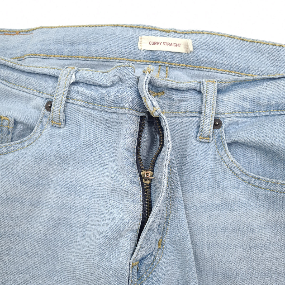 Vintage Levi's Jeans Curvy Straight Women Regular Size W32 L32, detail view 5, image 7 of 10