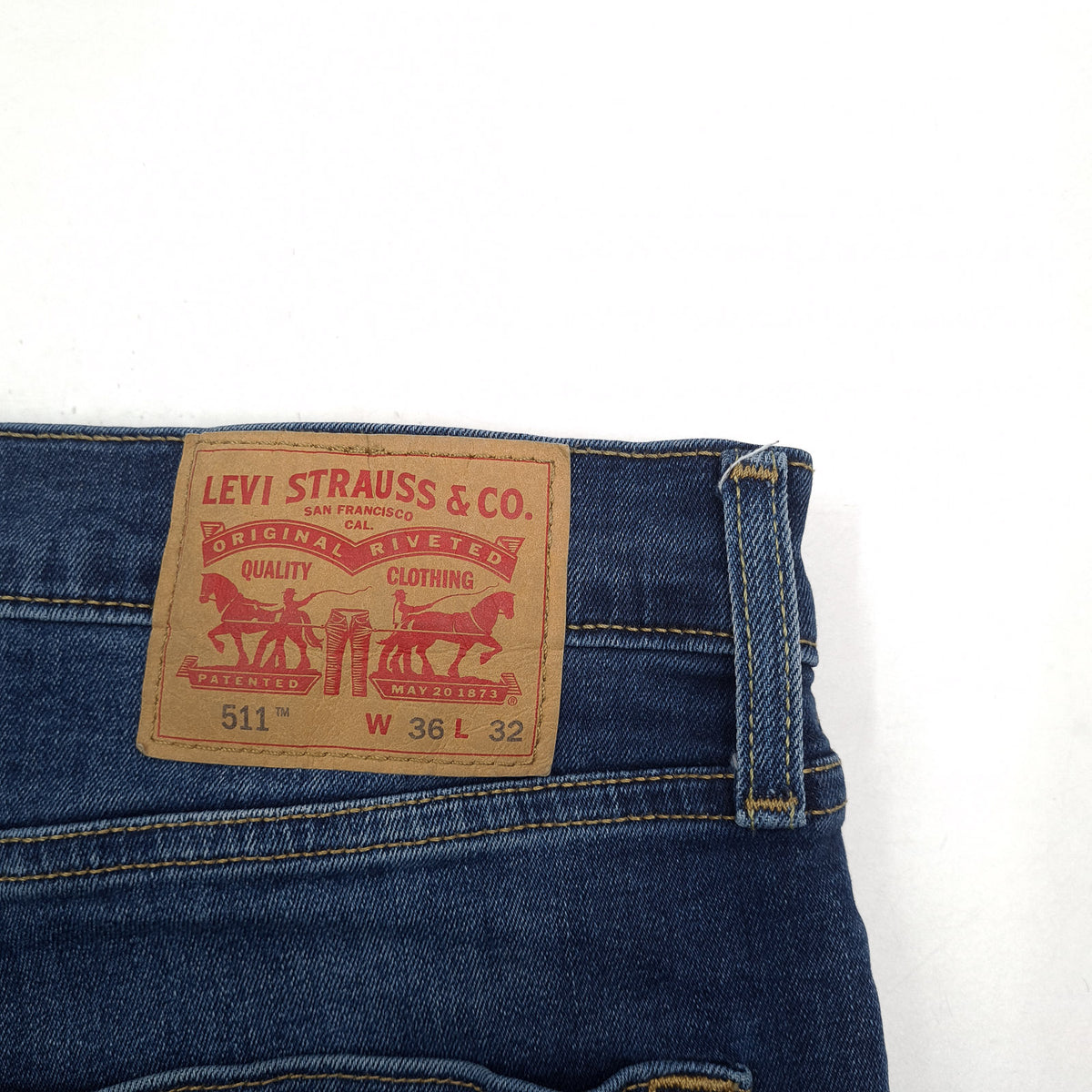Levi's Jeans 511 Men Stretch Slim Straight Size W36 L32, detail view 3, image 5 of 9