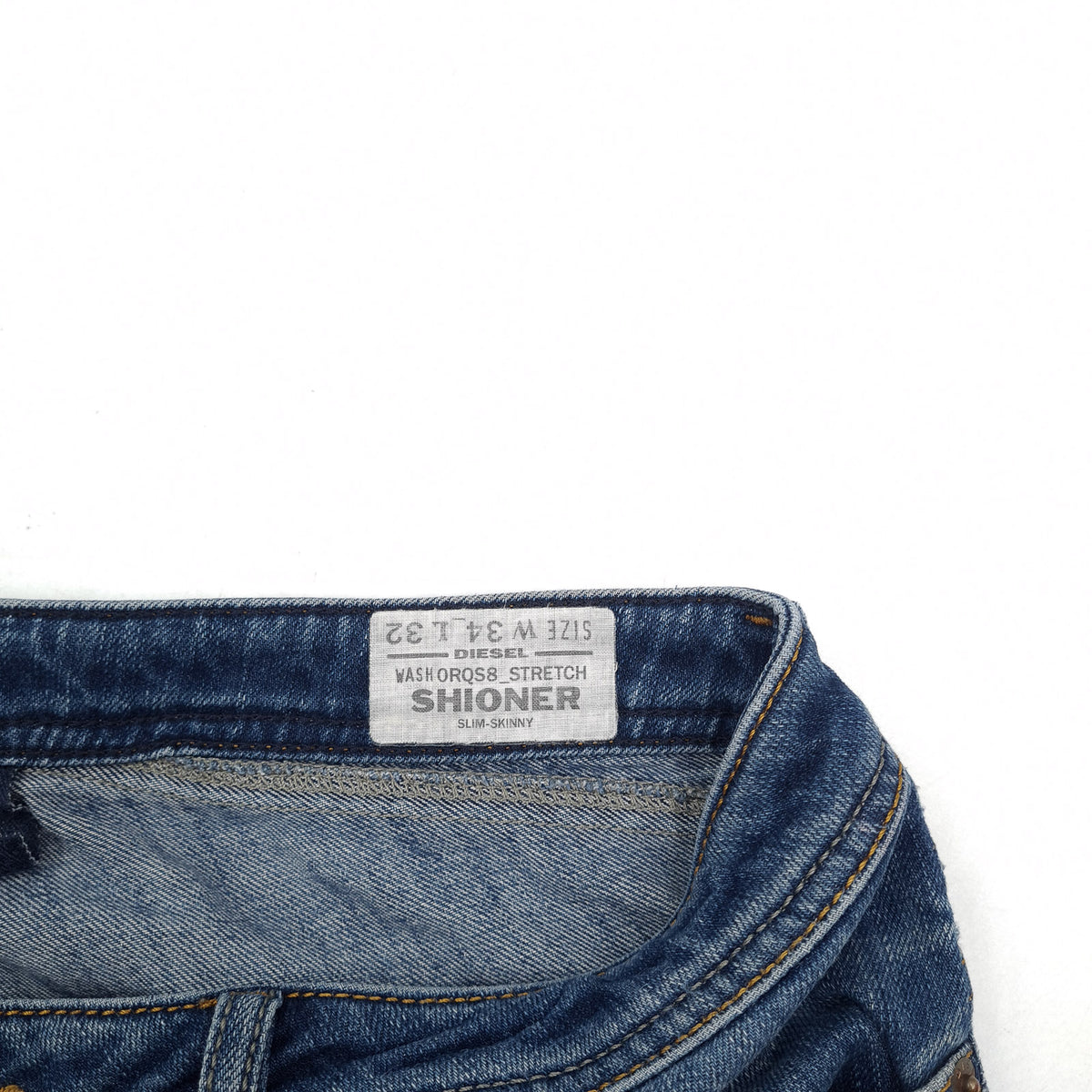 Vintage Diesel Jeans Shioner Men Stretch Slim Skinny Size W34 L34, detail view 3, image 5 of 10