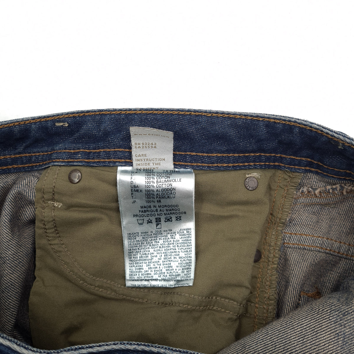 Vintage Diesel Jeans Shioner Men Slim Skinny Size W31 L34, detail view 6, image 8 of 11