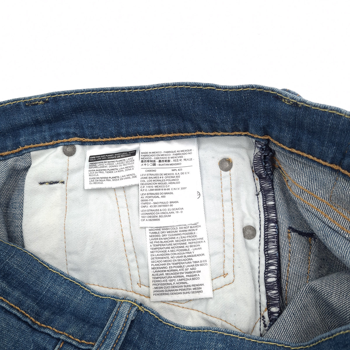 Vintage Levi's Jeans 511 Men Stretch Slim Straight Size W32 L28, detail view 5, image 7 of 11