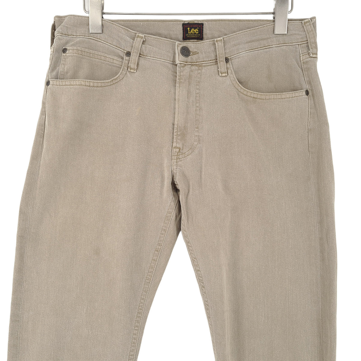 Vintage Lee Jeans Luke Men Stretch Slim Skinny Size W33 L34, back view, image 2 of 9