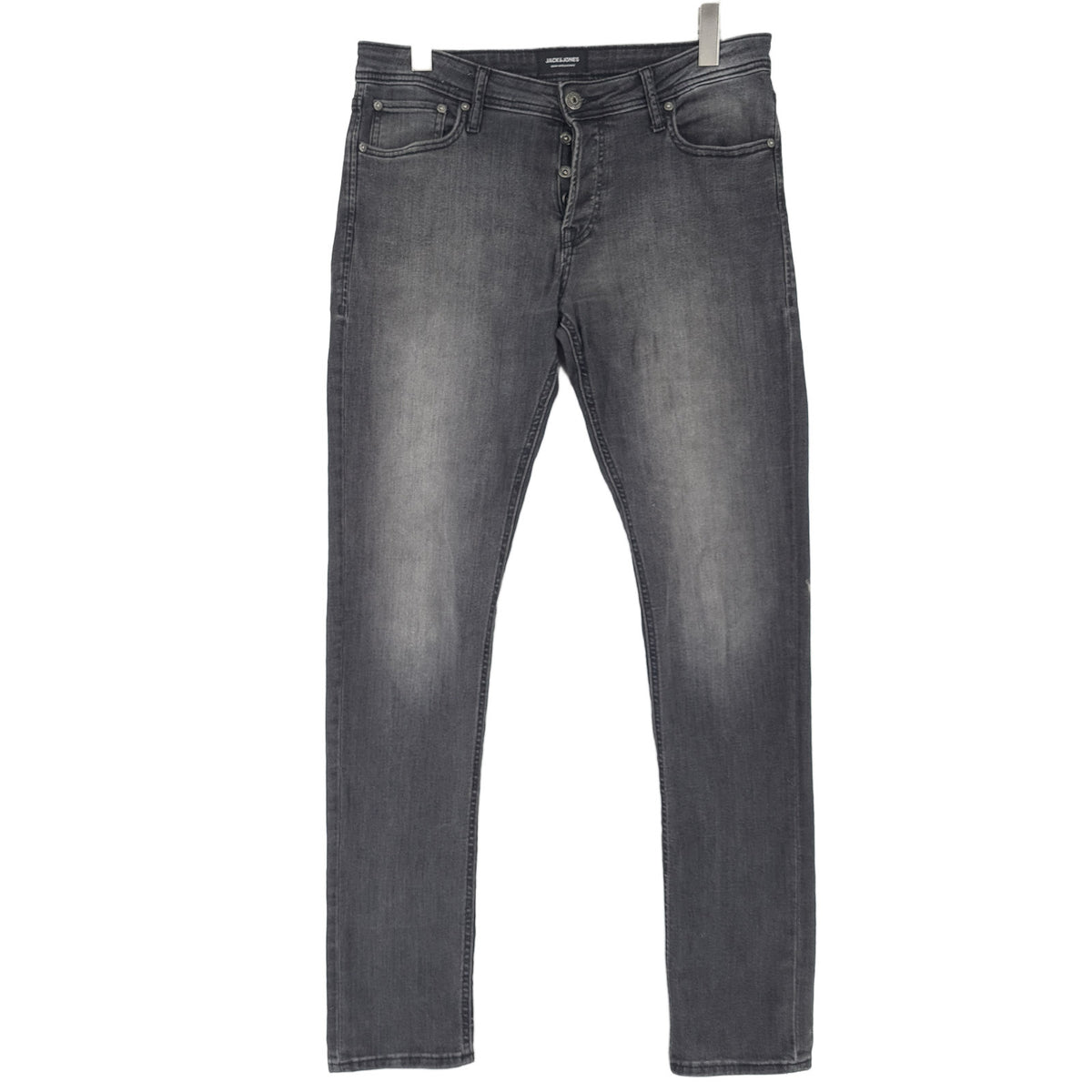 Vintage Jack & Jones Jeans Glenn Men Stretch Slim Skinny Size W33 L36, front view, image 1 of 11