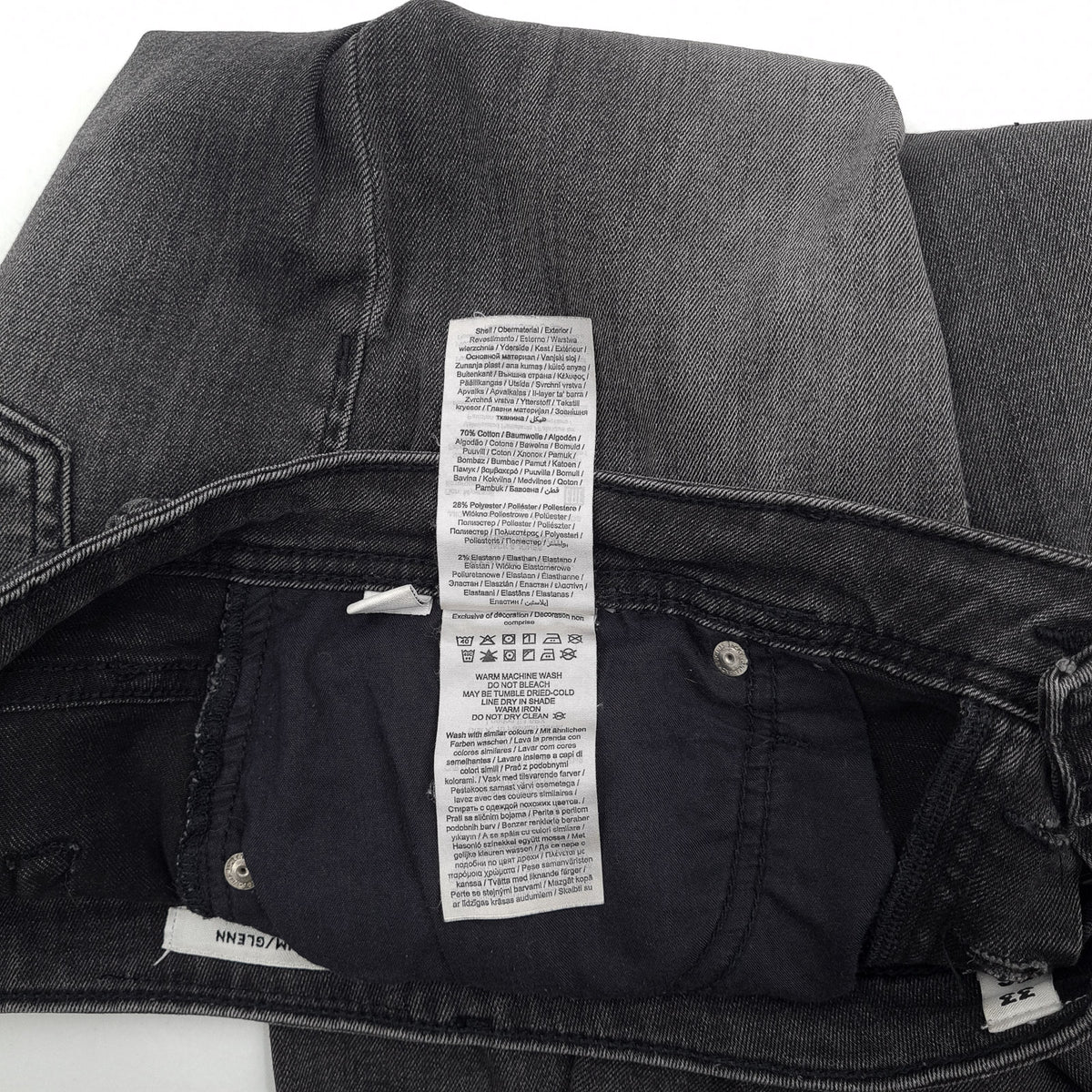 Vintage Jack & Jones Jeans Glenn Men Stretch Slim Skinny Size W33 L36, detail view 8, image 10 of 11