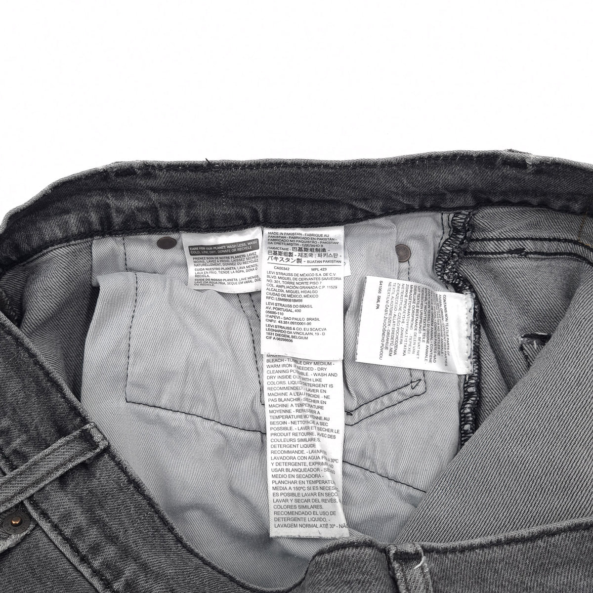 Vintage Levi's Jeans 511 Men Stretch Slim Straight Size W36 L34, detail view 6, image 8 of 11