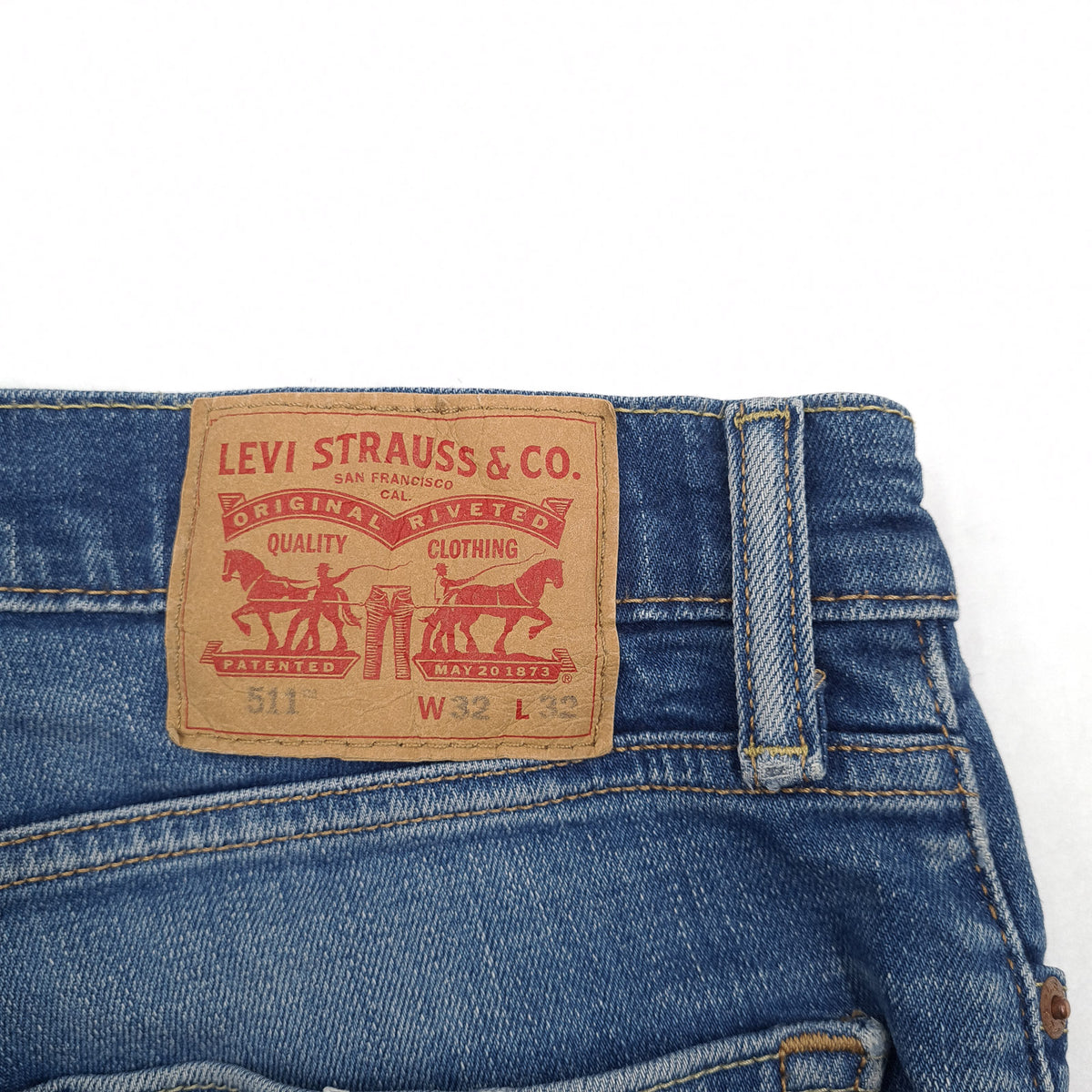 Levi's Jeans 511 Men Stretch Slim Straight Size W32 L32, detail view 3, image 5 of 9