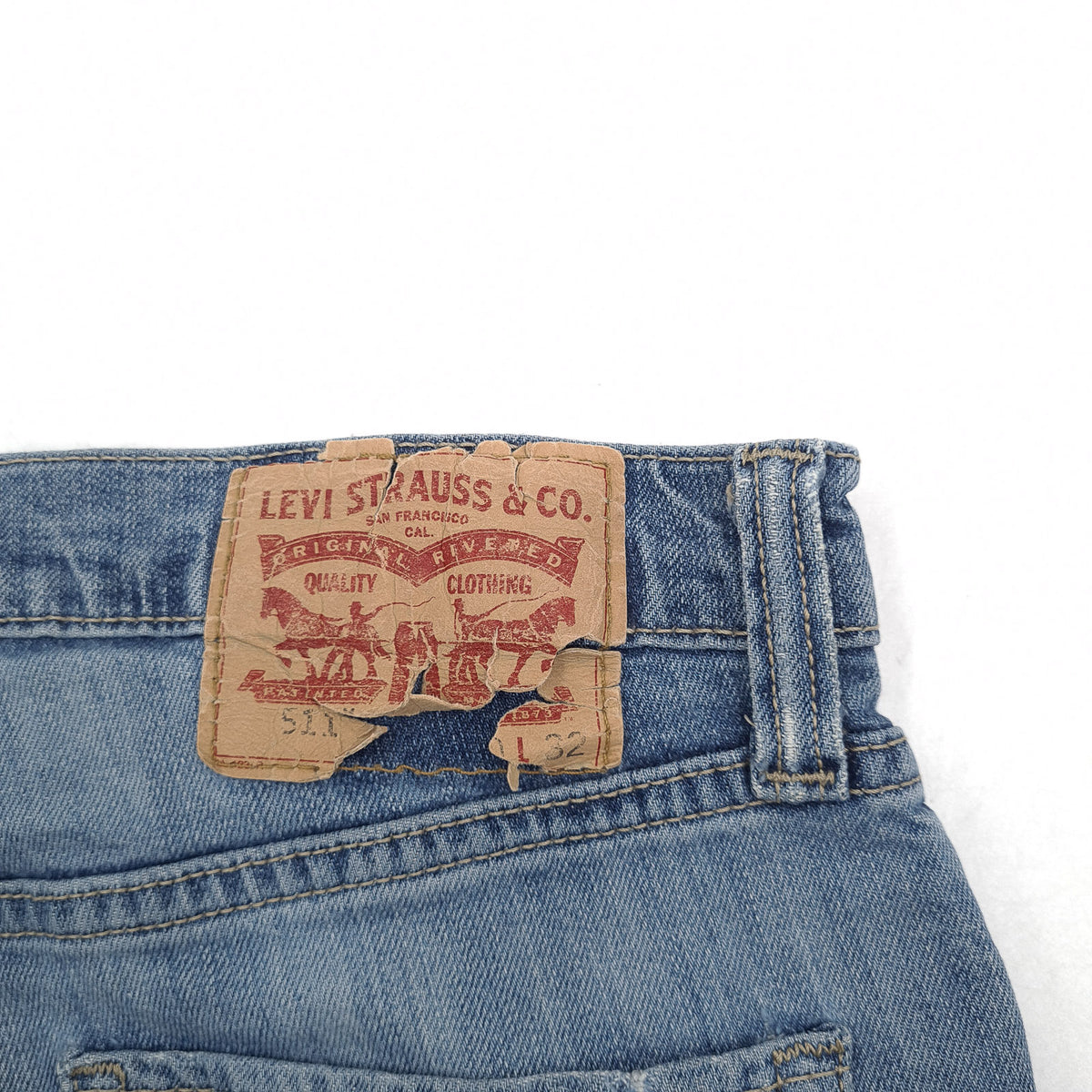 Vintage Levi's Jeans 511 Men Stretch Slim Straight Size W30 L32, detail view 3, image 5 of 10