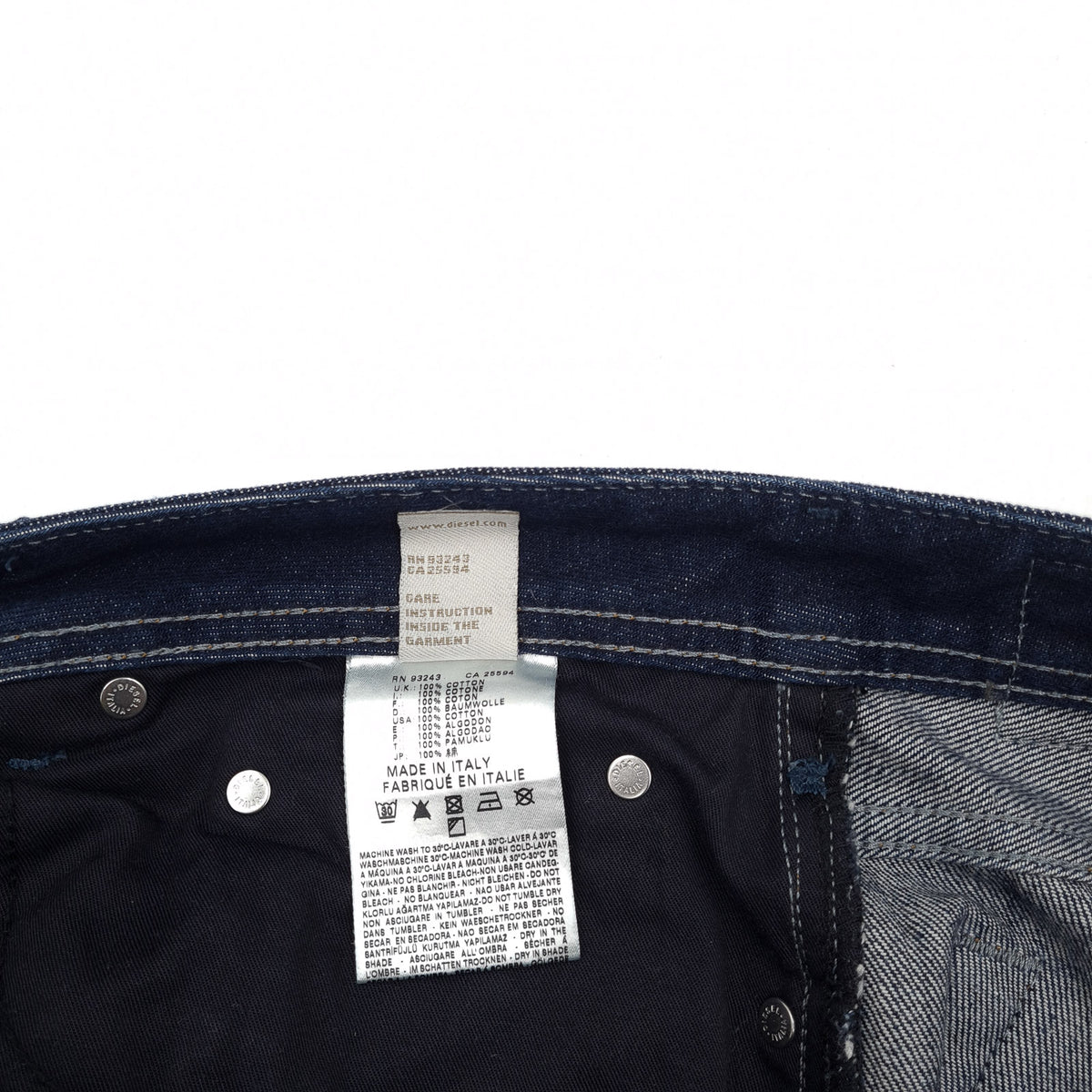 Vintage Diesel Jeans Zatiny Men Regular Bootcut Size W34 L30, detail view 6, image 8 of 10