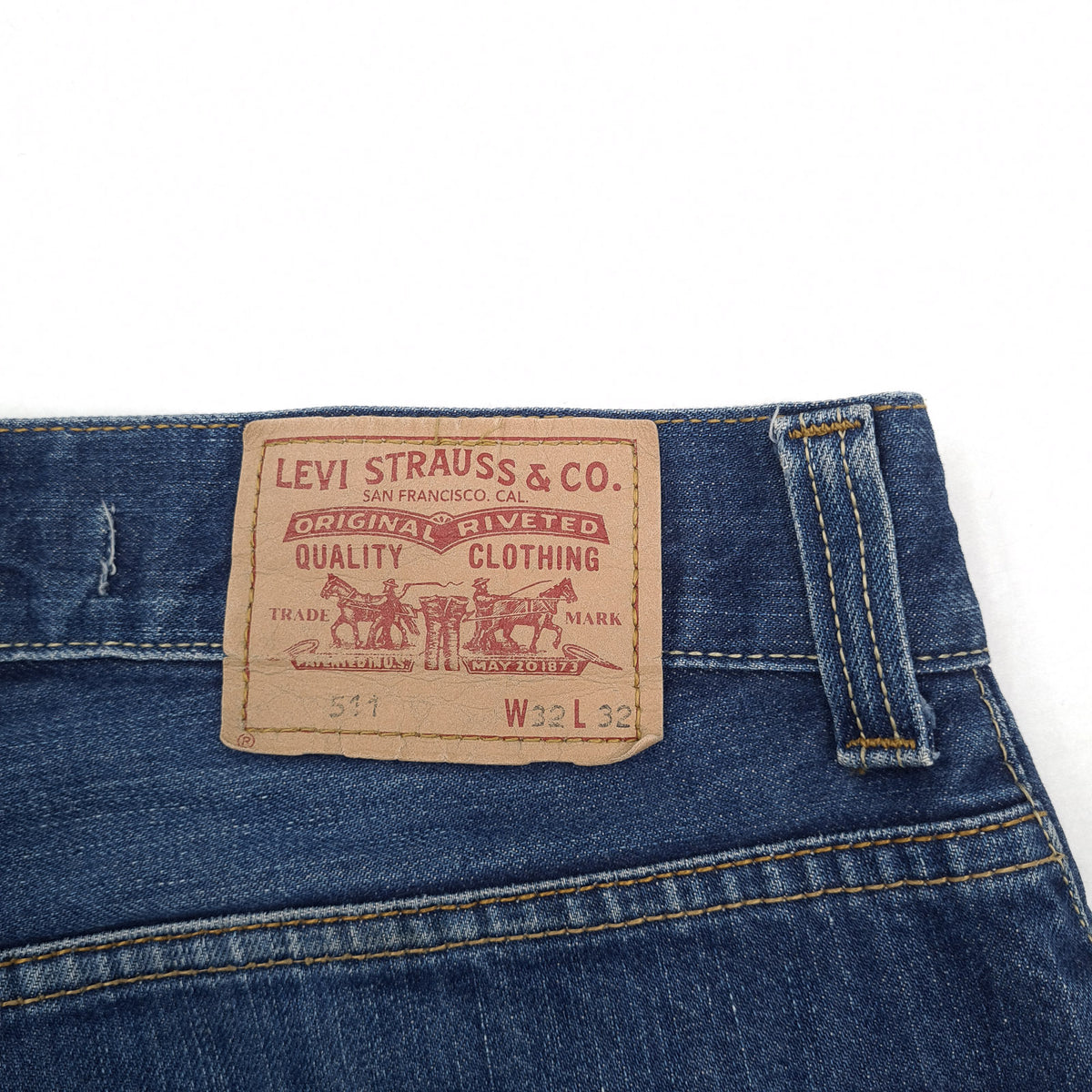 Vintage Levi's Jeans 511 Slim Men Straight Size W32 L30, detail view 3, image 5 of 8