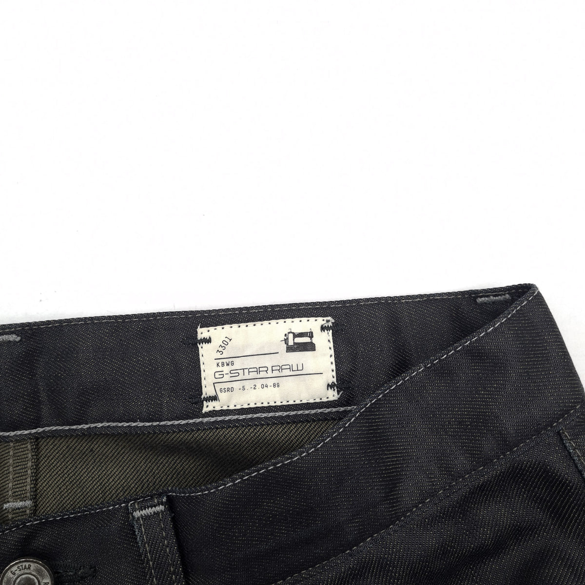 Vintage G-Star Jeans 3301 Straight Men Regular Size W32 L30, detail view 3, image 5 of 8