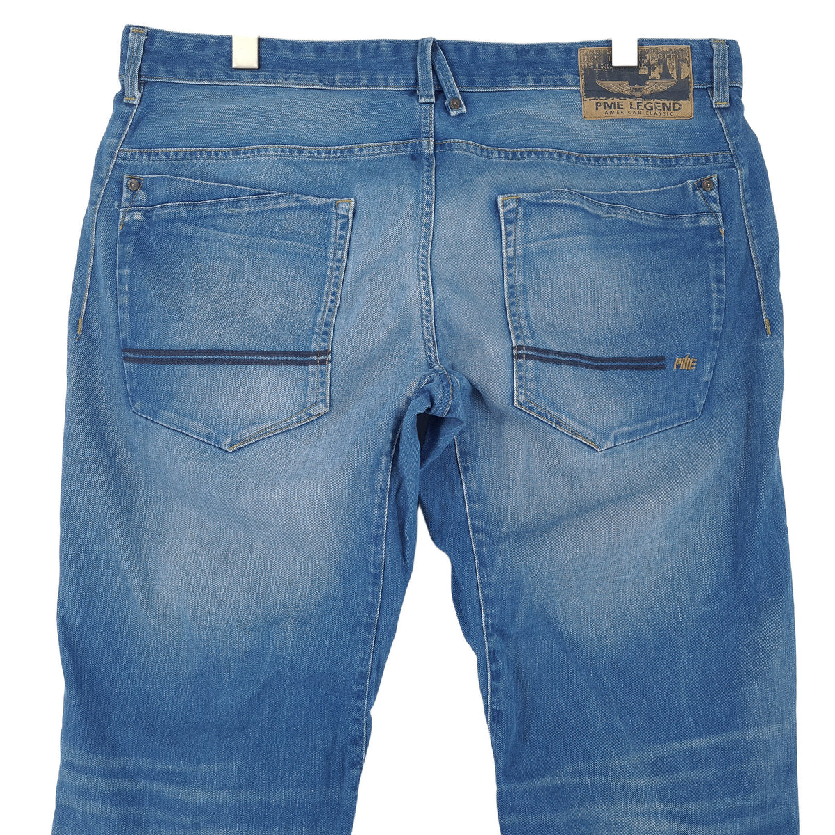 Vintage Pme Legend Jeans Men Stretch Regular Straight Size W38 L34, detail view 1, image 3 of 11