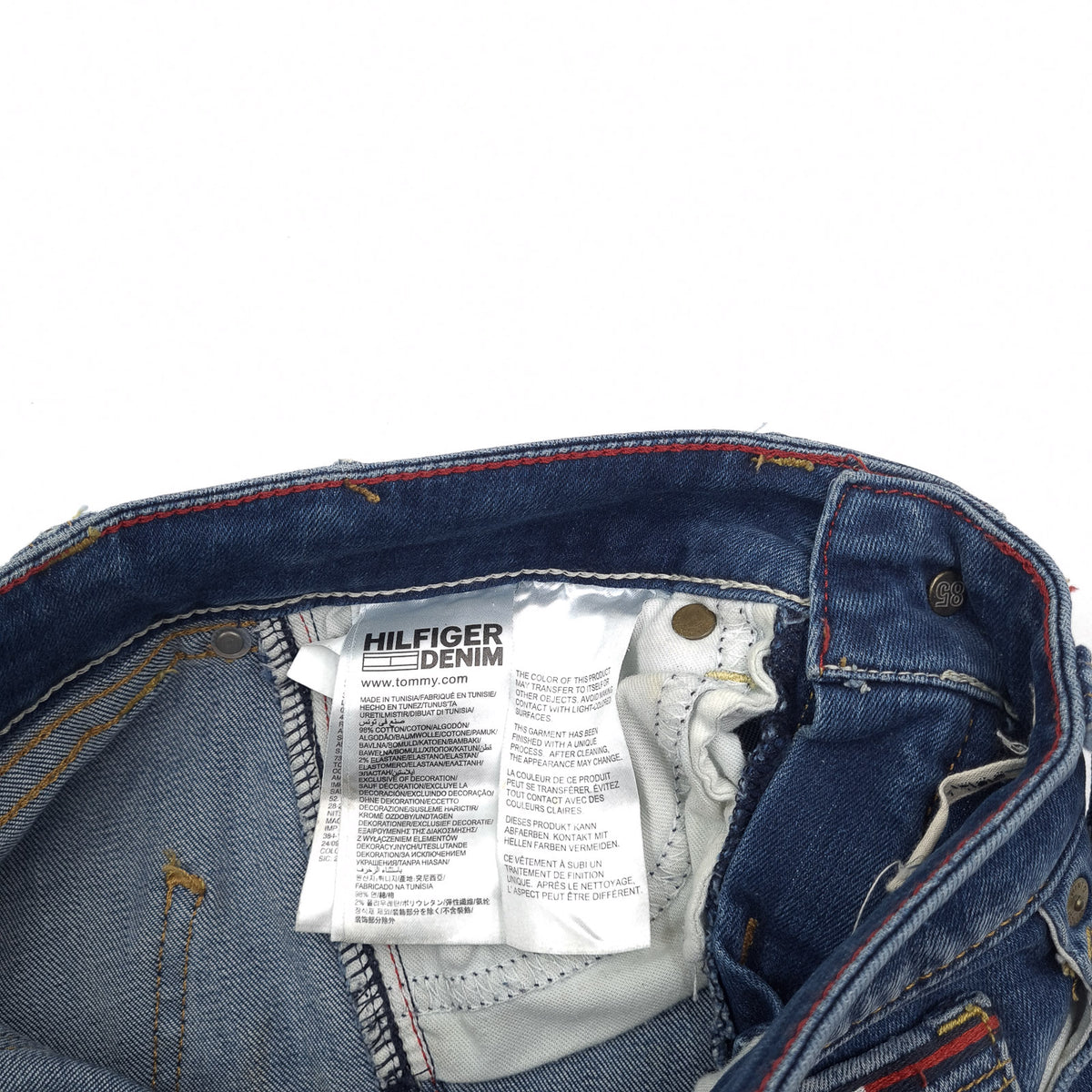 Vintage Tommy Hilfiger Jeans Sophie Women Stretch Slim Skinny Size W24 L32, detail view 5, image 7 of 8