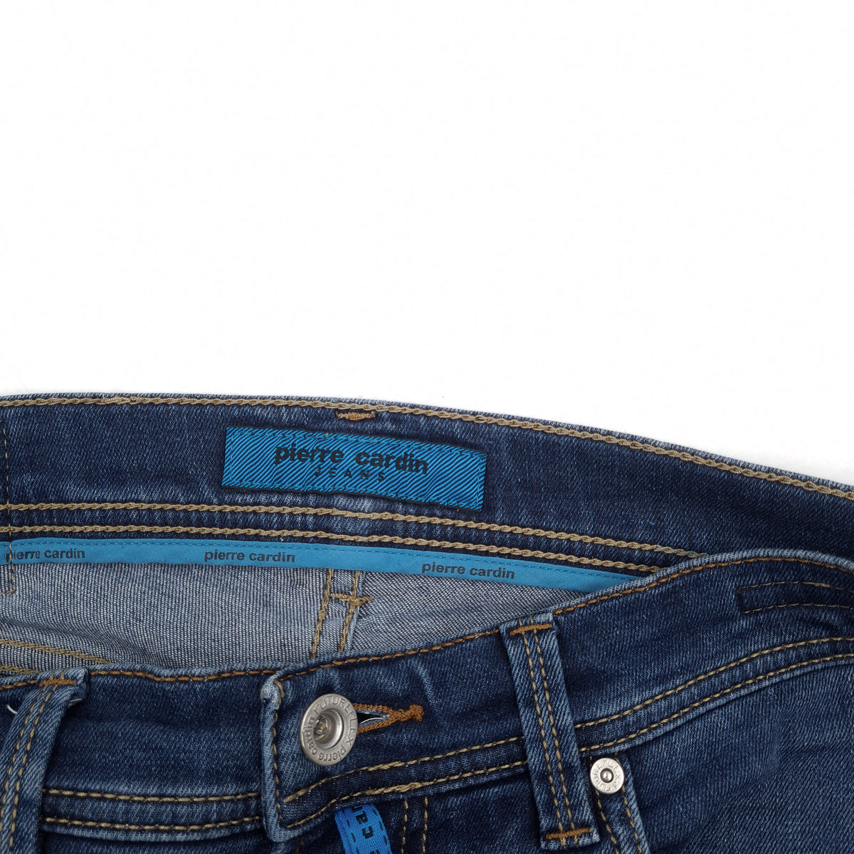 Vintage Pierre Cardin Jeans Lyon Tapered Men Stretch Regular Size W34 L34, detail view 3, image 5 of 8