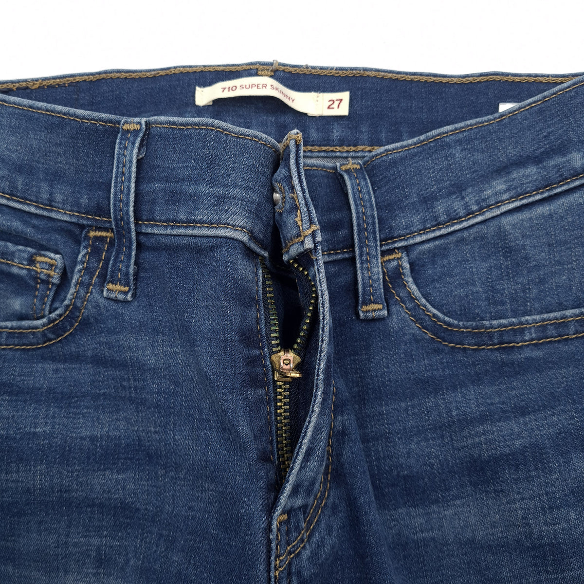 Levi's Jeans 710 Super Skinny Women Stretch Slim Size W27 L30, detail view 5, image 7 of 10
